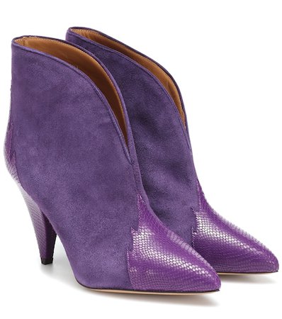 Archee suede ankle boots