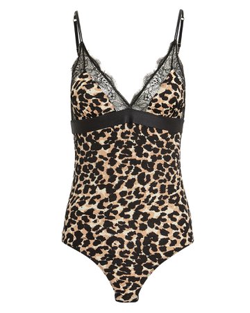 Doris Leopard Bodysuit