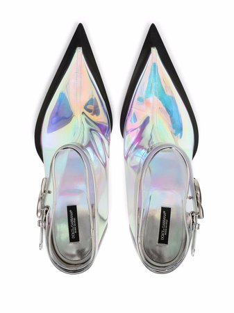 Dolce & Gabbana Holographic Ankle Boots - Farfetch