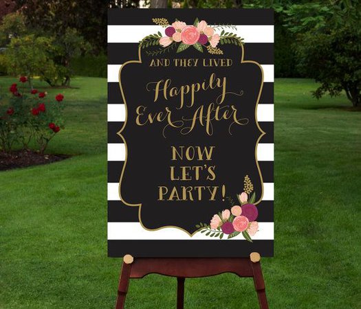 reception party signs - Google Search