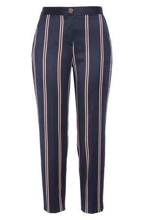 Ted Baker London Haryeet Stripe Tailored Ankle Trousers | Nordstrom