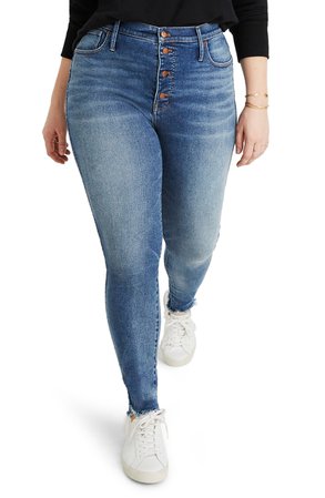 Madewell 10-Inch High Waist Skinny Jeans (Cordova) (Regular & Plus Size) | Nordstrom