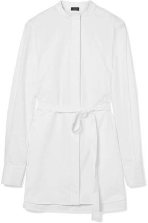 Carla Oversized Cotton-poplin Shirt - White