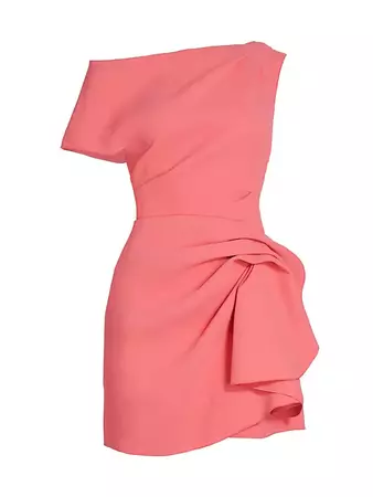 Shop Acler Eddington Draped Minidress | Saks Fifth Avenue