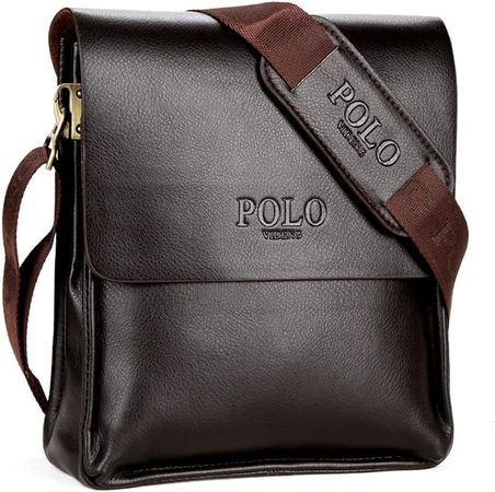 Amazon.com: Mens Crossbody Bags, Leather Messenger Shoulder Bag for Men, Vintage Small Satchel Pouch Side Crossover Handbag for Business Office Work School Travel, Black : Clothing, Shoes & Jewelry