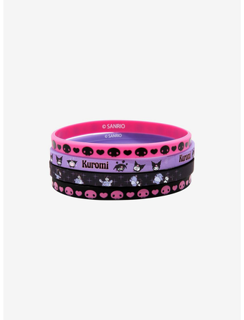 Kuromi rubber bracelets