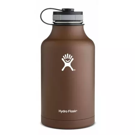 brown water flask