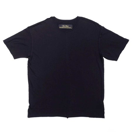 Raw Edge T-Shirt - Black