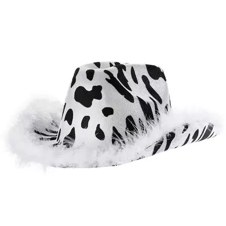 Y2K Aesthetic Cow Print Hat | BOOOGZEL APPAREL – Boogzel Apparel