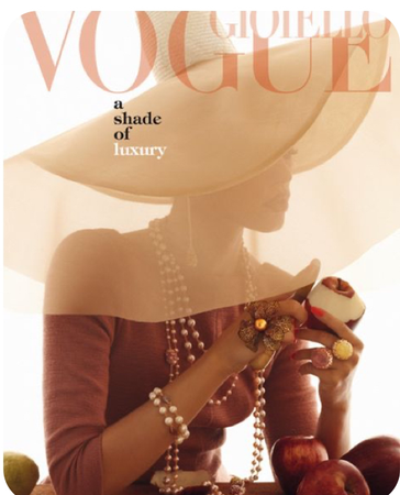 brown Vogue magazine