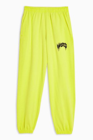Yellow Wasted Sweatpants | Topshop