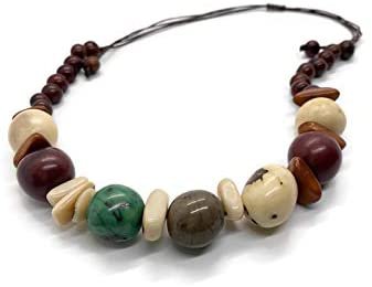 green and brown chunky necklace - Google Search