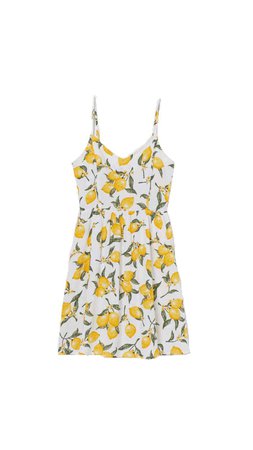 lemon dress | h&m