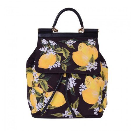 dolce and gabbana lemon backpack