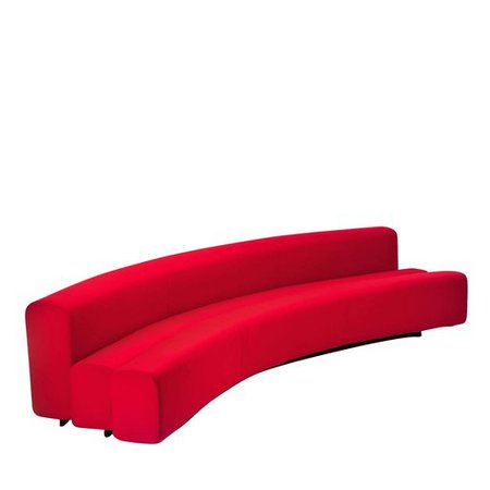 Osaka Red Sofa by Pierre Paulin La Cividina - Artemest