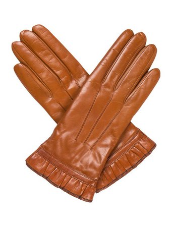 Etro Ruffled Leather Gloves - Accessories - ETR70558 | The RealReal