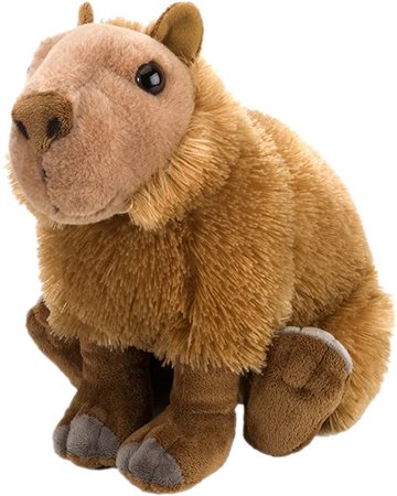 Amazon.com: Wild Republic Capybara Plush, Stuffed Animal, Plush Toy, Gifts for Kids, Cuddlekins 12 Inches: Toys & Games
