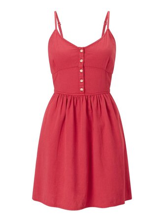 Red Button Mini Camisole Dress - View All - Dress Shop - Miss Selfridge