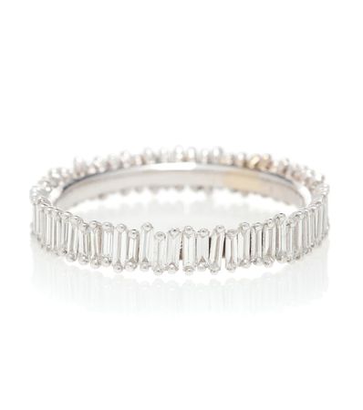 Suzanne Kalan - 18kt white gold and diamond eternity ring | Mytheresa