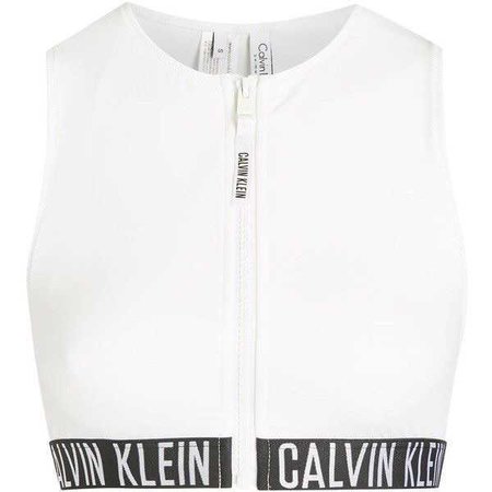 Calvin Klein Crop Rash Vest Top ($70)