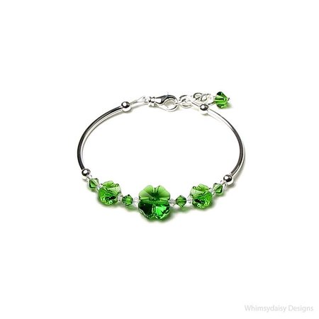 green shamrock bracelet