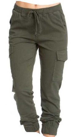 cargo pants olive green
