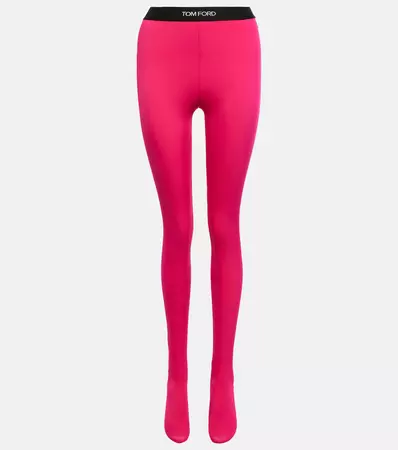 Logo Leggings in Pink - Tom Ford | Mytheresa