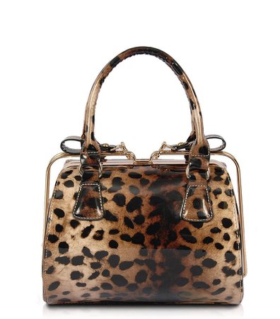 Classic Leopard Barrel Bag | Mason & Ivy | Leopard Print Purse