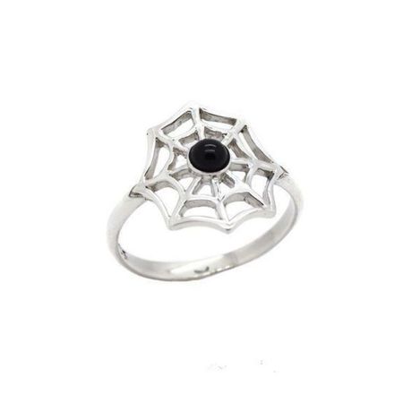 silver spider ring
