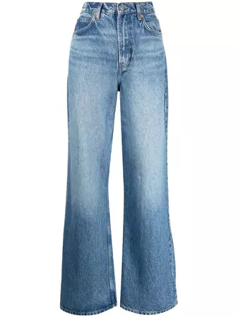Reformation Cary high-rise wide-leg Jeans - Farfetch