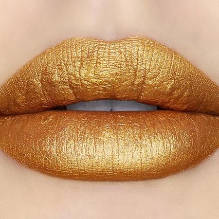 Gold lipstick 1