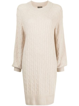 N.Peal cable-knit Cashmere Jumper Dress