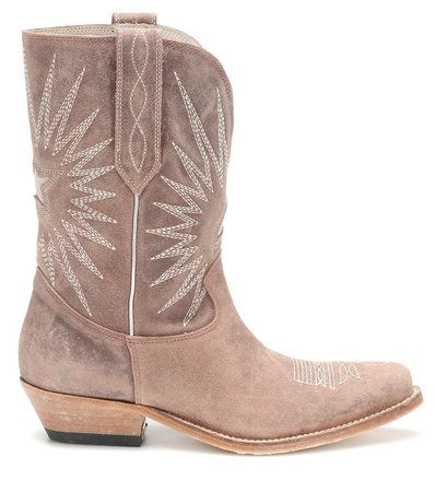 Wish Star Leather Cowboy Boots - Golden Goose | Mytheresa