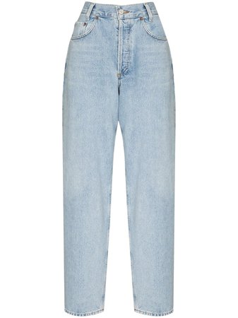 AGOLDE Tapered high-waisted Jeans - Farfetch