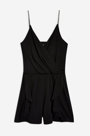 Crystal Strap Playsuit - Playsuits & Jumpsuits - Clothing - Topshop