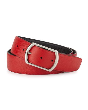 Simonnot Godard Reversible Leather Belt