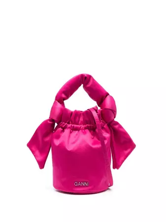 GANNI Occasion Knot Top Handle Bag - Farfetch