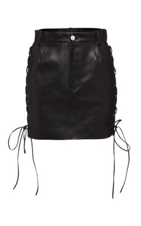 Leather Mini Skirt By Magda Butrym | Moda Operandi