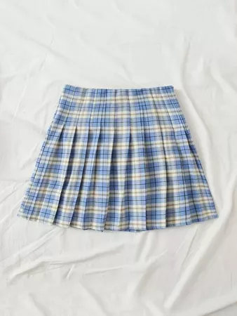 Tartan Mini Pleated Skirt | SHEIN USA