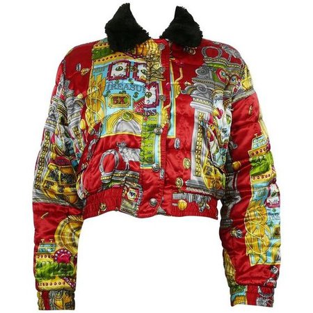 Moschino Jeans Vintage Iconic Slotter Casino Game Bomber