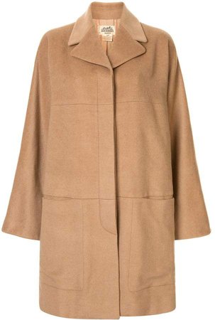 Pre-Owned wide sleeves coat