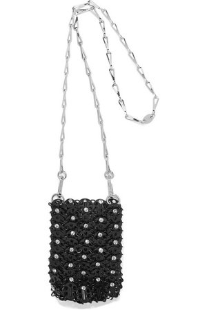 Paco Rabanne | Mini 1969 crystal-embellished chainmail shoulder bag | NET-A-PORTER.COM