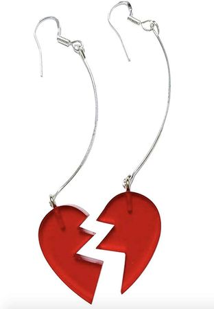 Amazon.com: JoJo's Bizarre Adventure Jean Pierre Polnareff Earring Cosplay Accessory - Red Heart 2.5cm: Clothing, Shoes & Jewelry