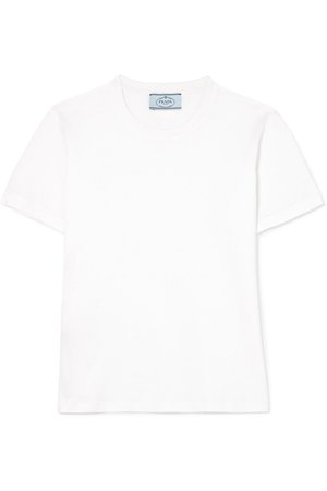 Prada | Set of three cotton-jersey T-shirts | NET-A-PORTER.COM