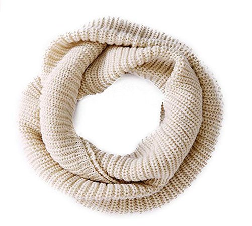 Amazon.com: Women's Winter Infinity Scarf Knitted Thicken Neckerchief Neck Long Scarf Shawl Soft Warm Scarves (Beige): Home & Kitchen