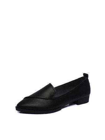 Pointed Toe Flat Loafers