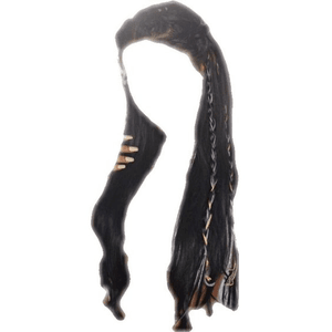 Long Black Hair Braid PNG
