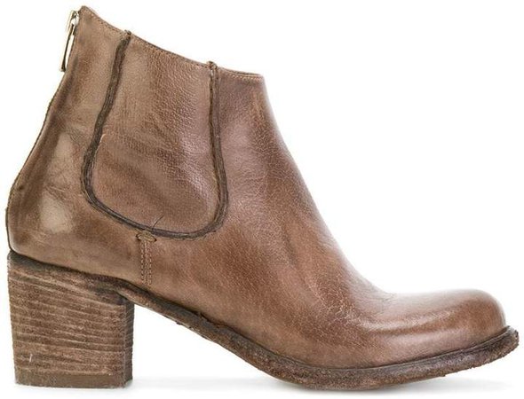 brushed ankle boots