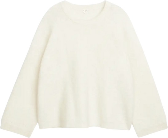 Arket white jumper
