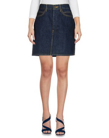 Calvin Klein Jeans Denim Skirt - Women Calvin Klein Jeans Denim Skirts online on YOOX United States - 42672236HK
